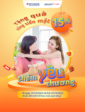 THÊM YÊU THƯƠNG (KMK15) - Ưu đãi chào mừng ngày 20/10